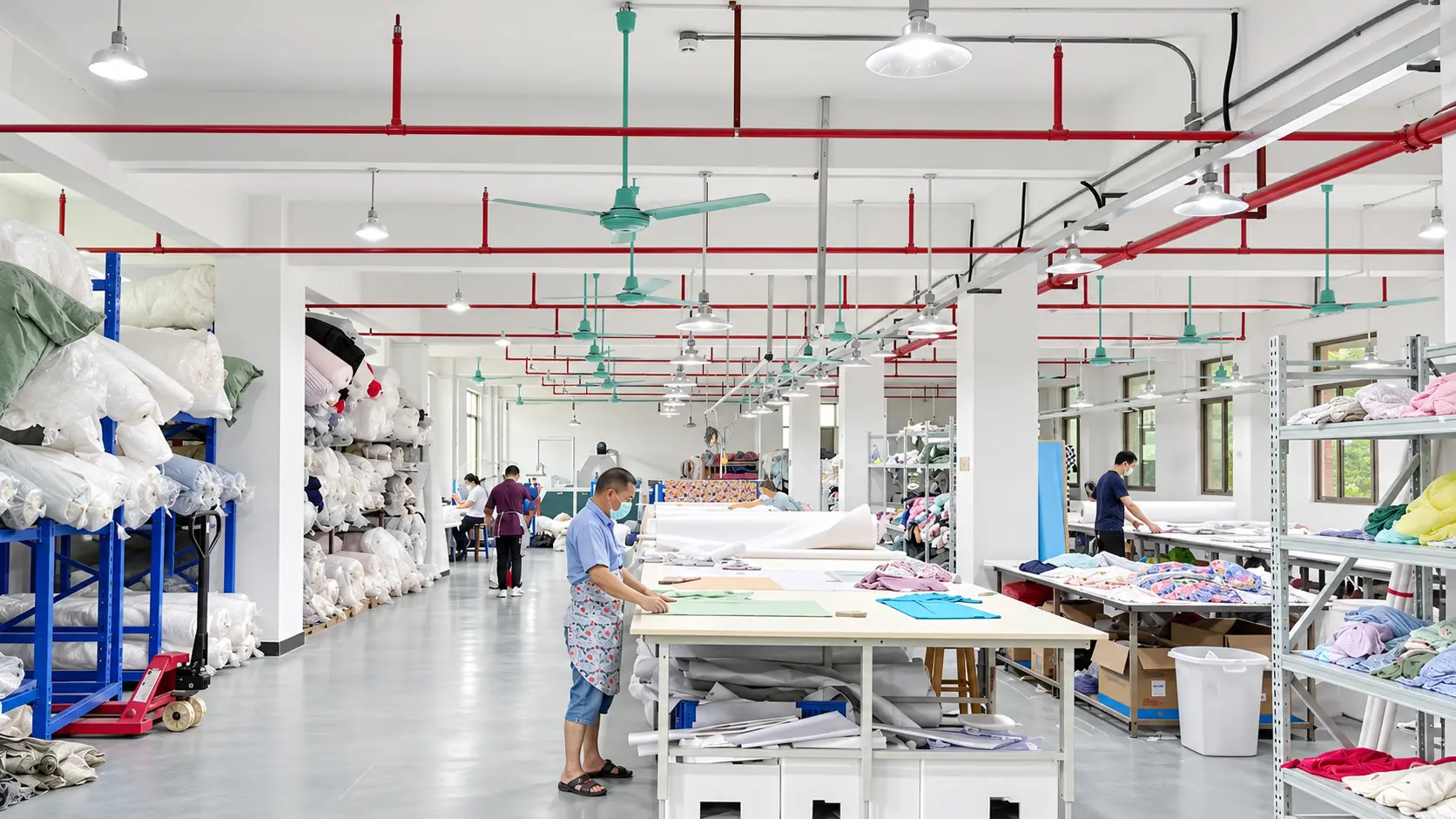 RUIXING fabric cutting workshop