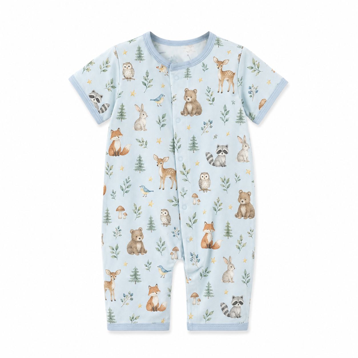 RX-01-05 Short Sleeve Magnetic Romper