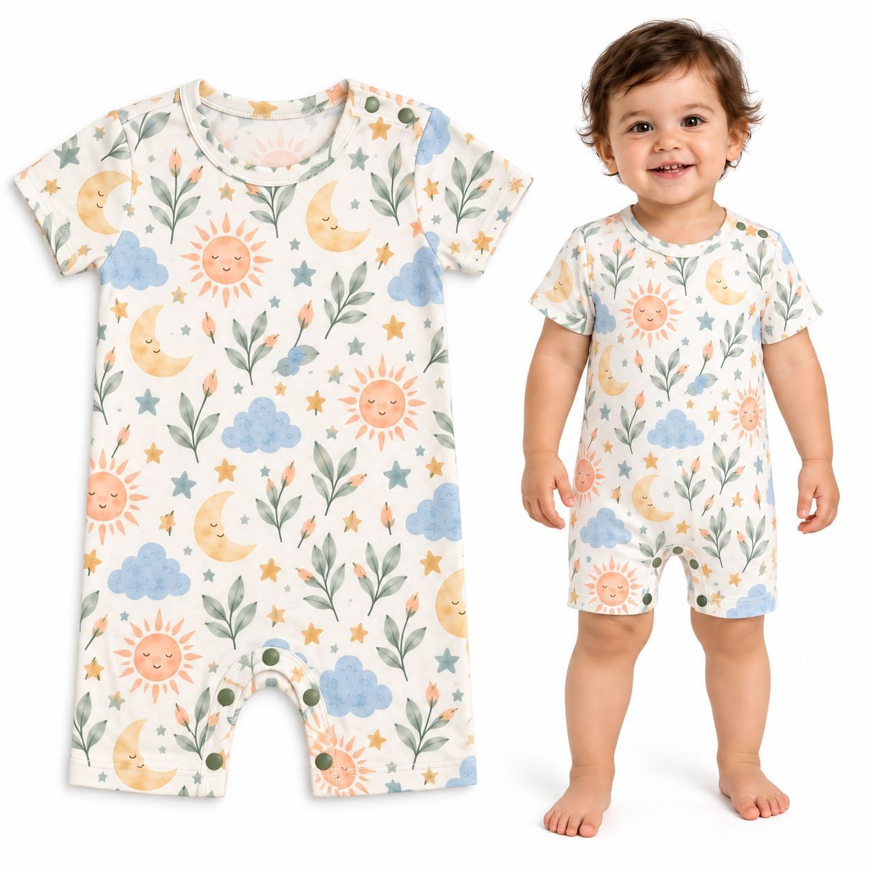 RX-01-20 Short Sleeve Snap Shortie