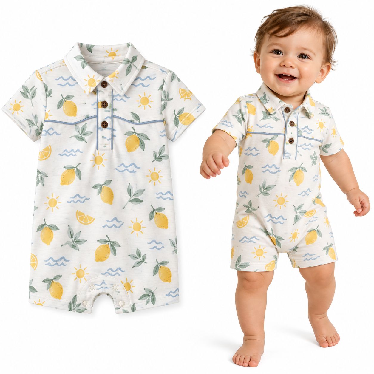 RX-01-26 Polo Shortie Romper