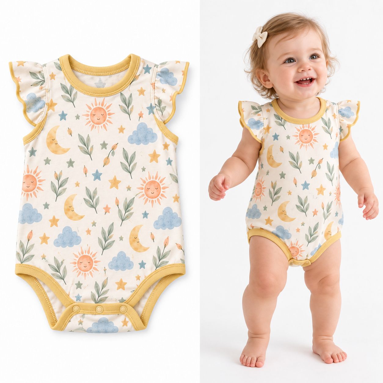 RX-01-33 Flutter Sleeve Bodysuit
