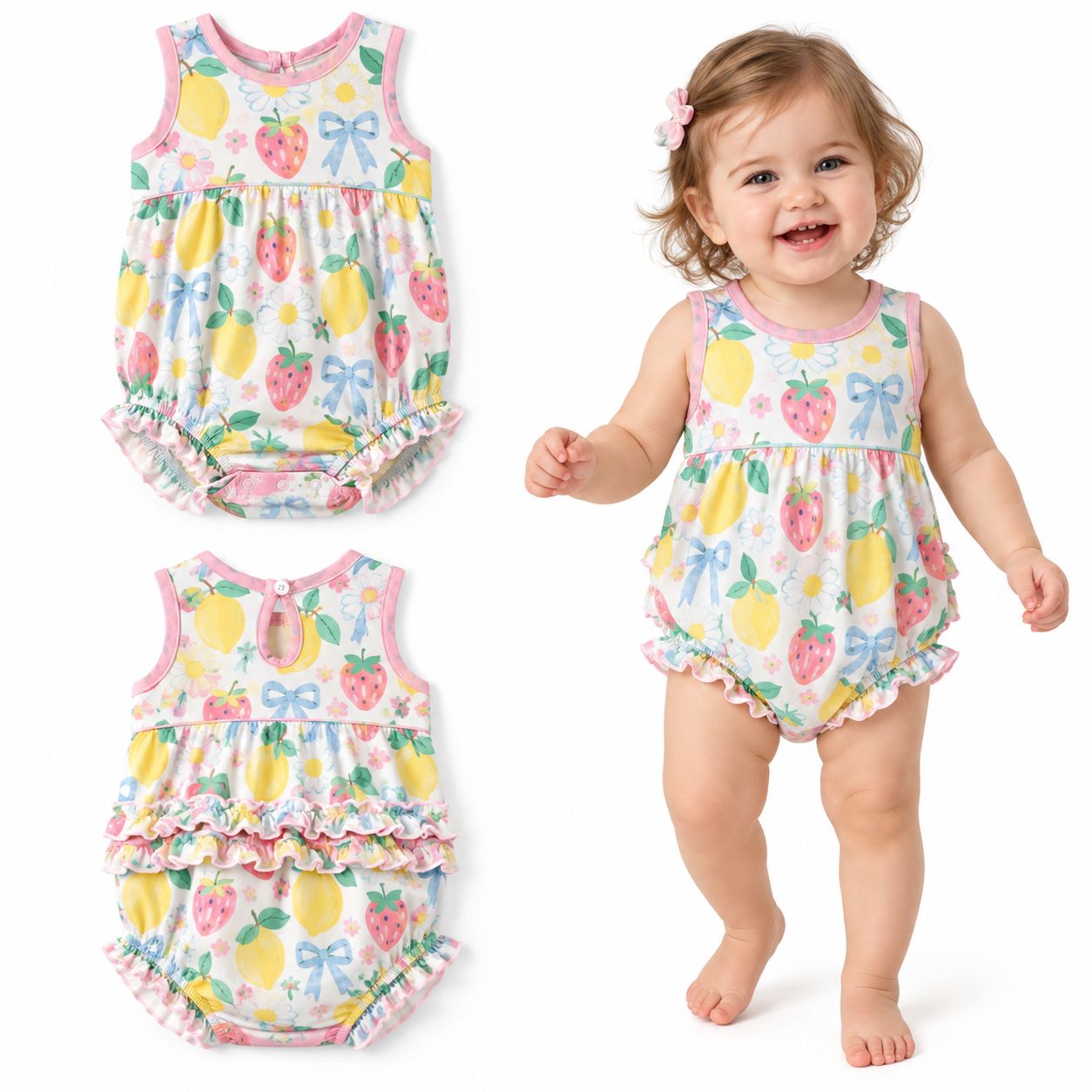 RX-01-38 Sleeveless Bubble Romper