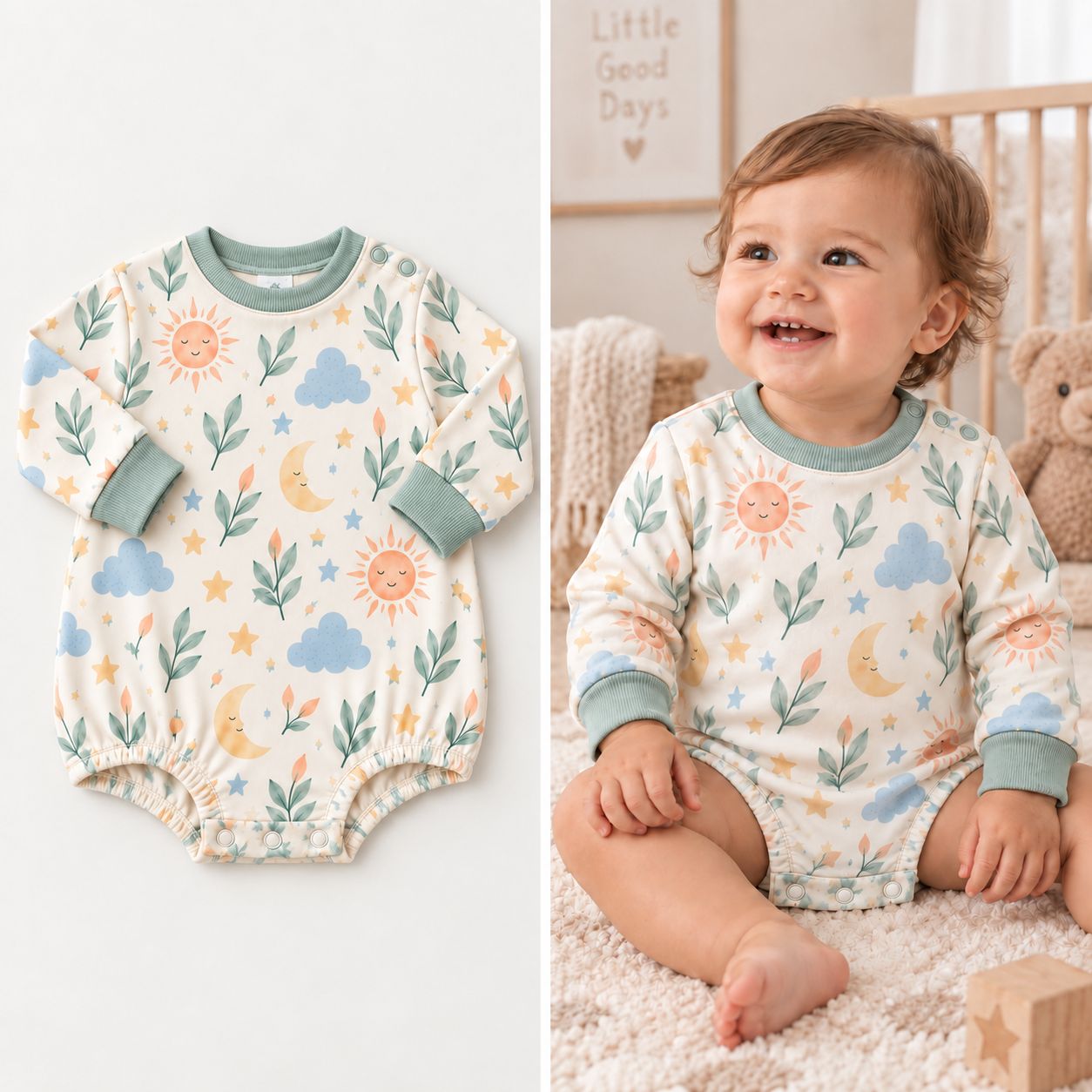 RX-01-39 Long Sleeve Sweatshirt Bodysuit