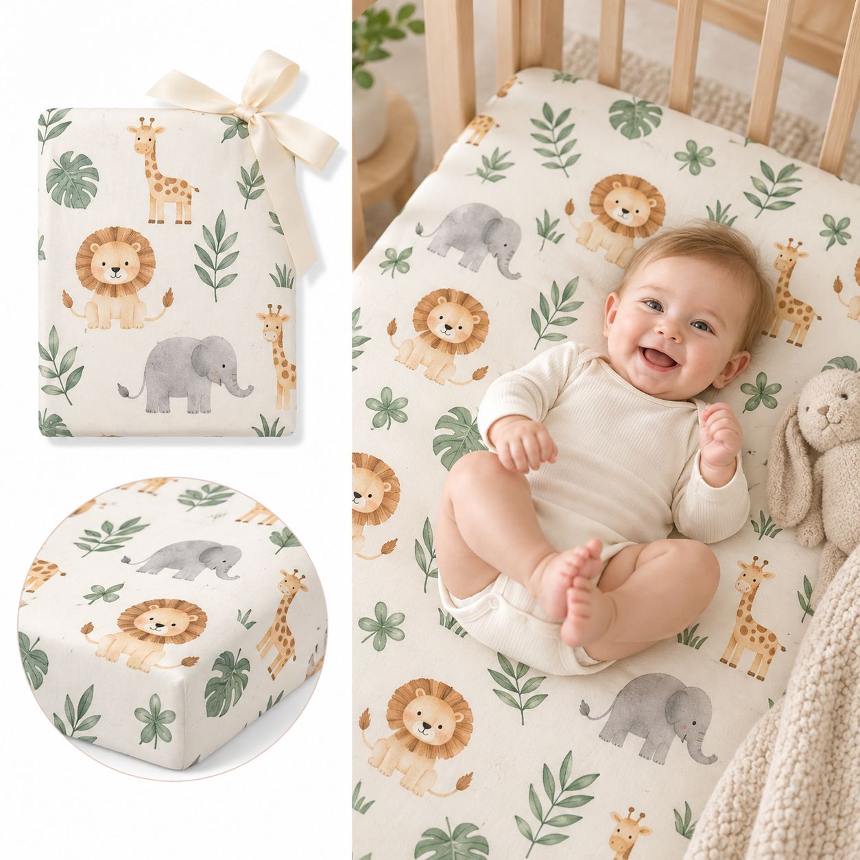 RX-06-09 Fitted Crib Sheet