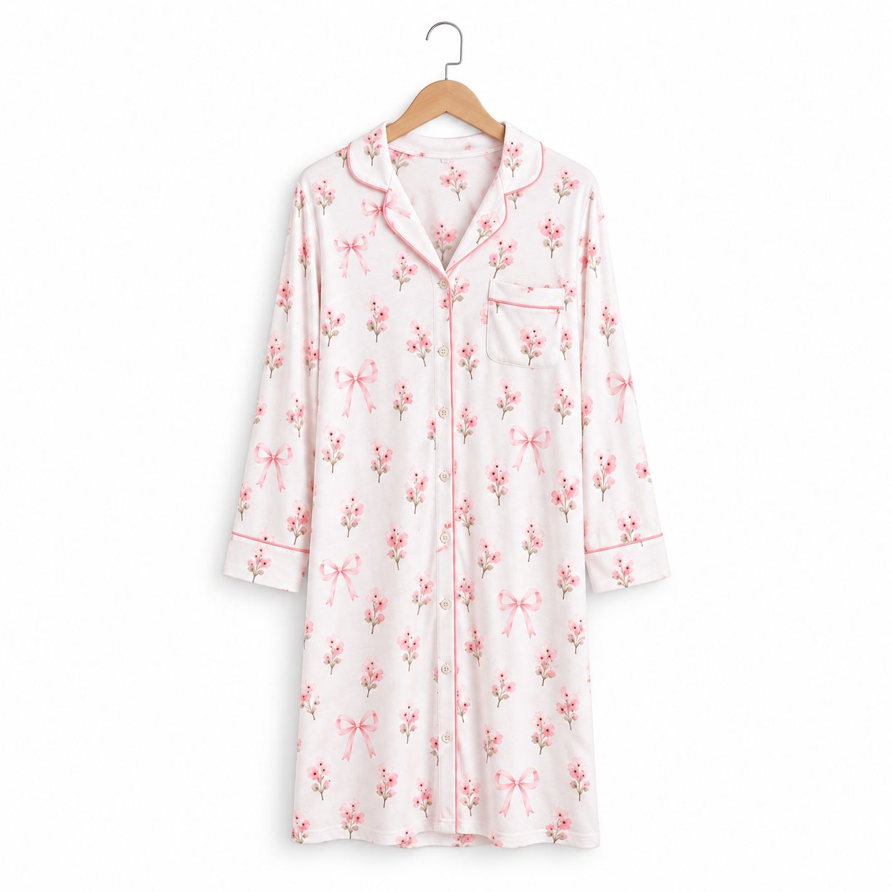 RX-03-10 Women's Long Sleeve Sleep Dress