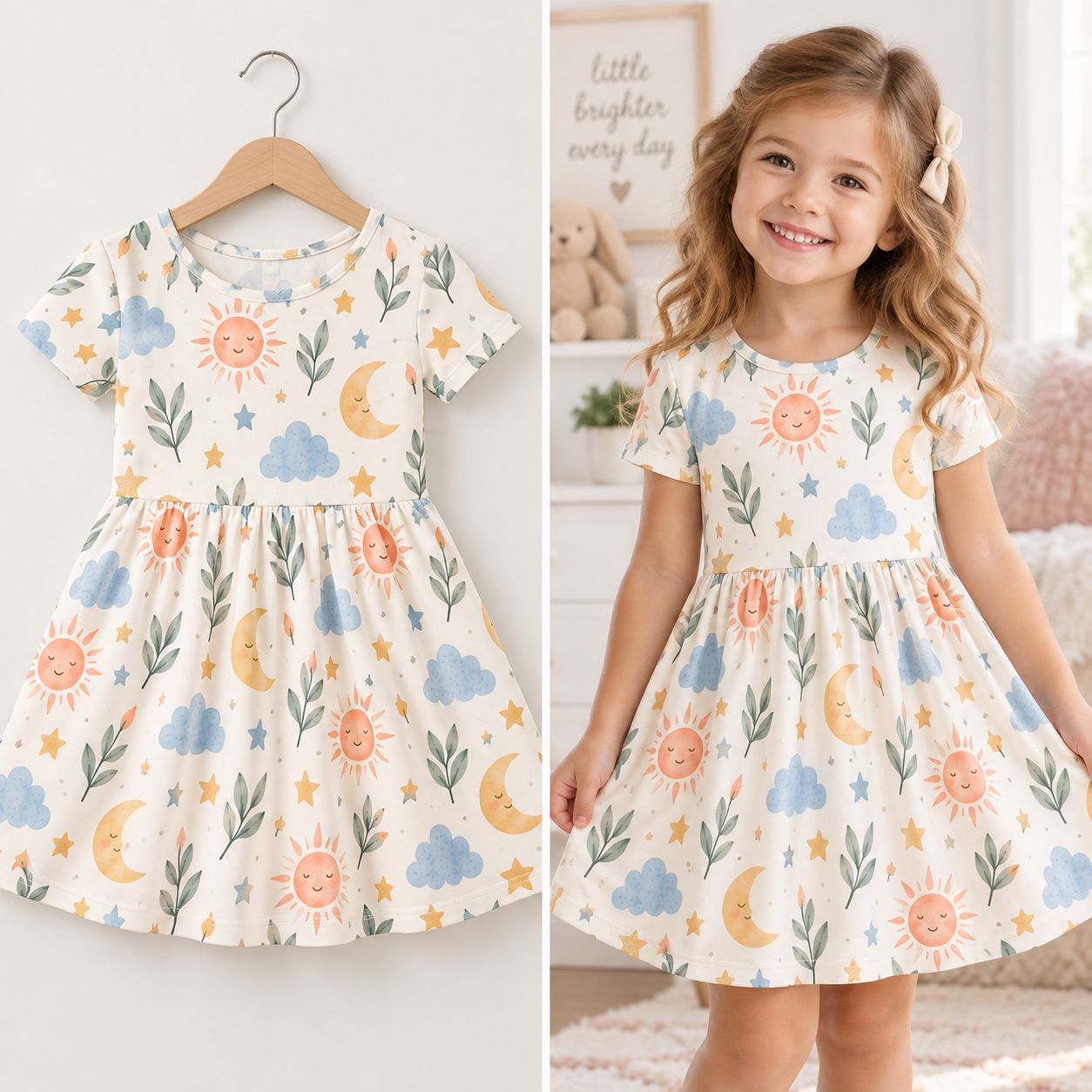 RX-05-02 Short Sleeve Twirl Dress