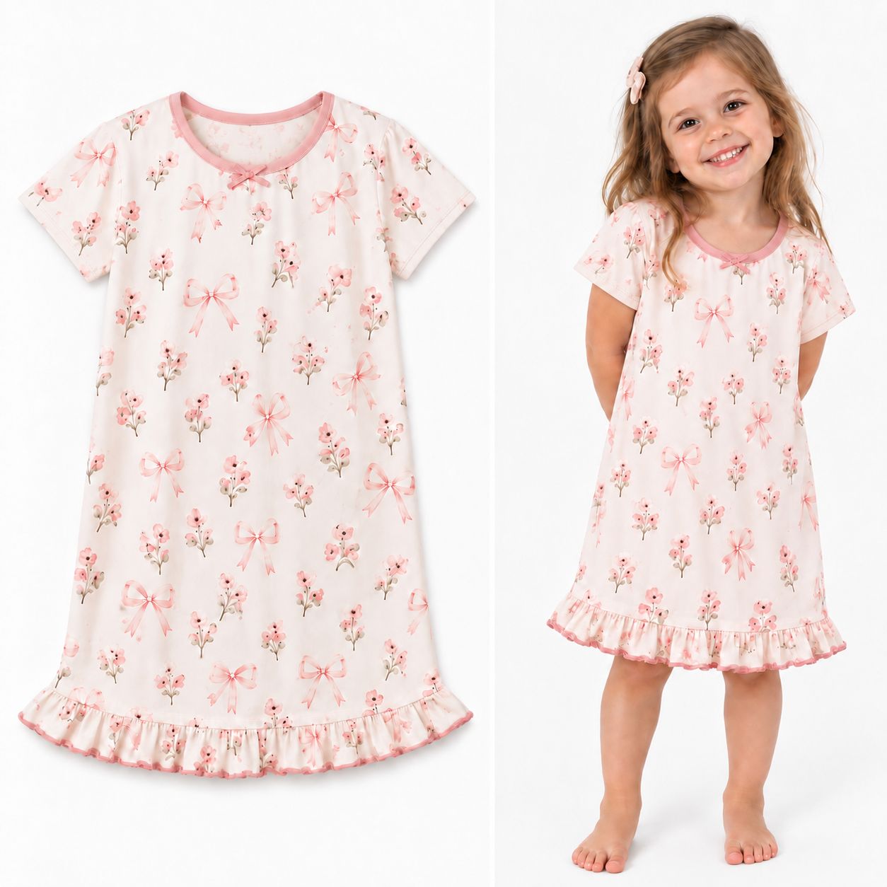 RX-05-05 Ruffle-Hem T-Shirt Dress