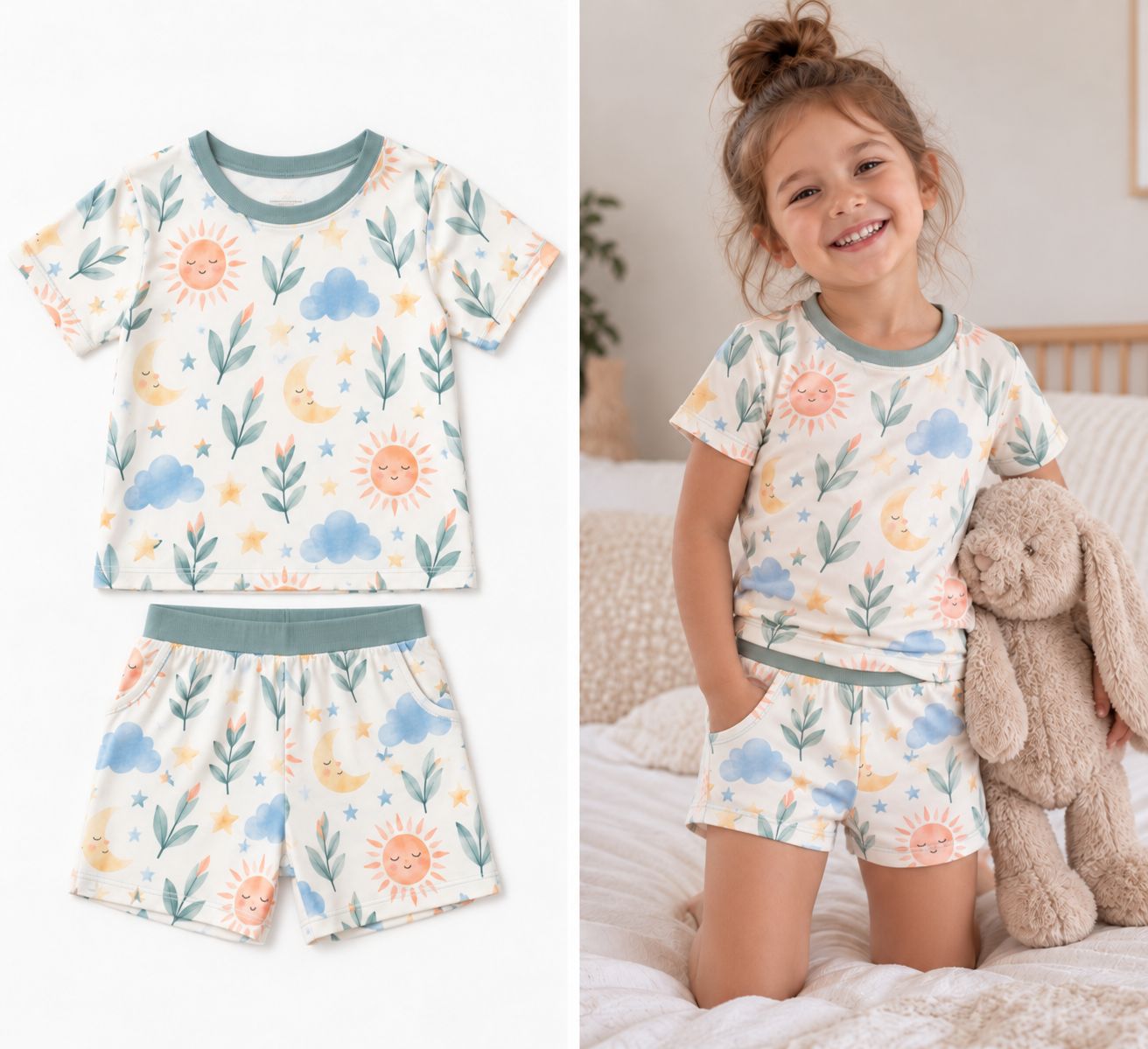 RX-02-07 Short Sleeve Top & Pants Set