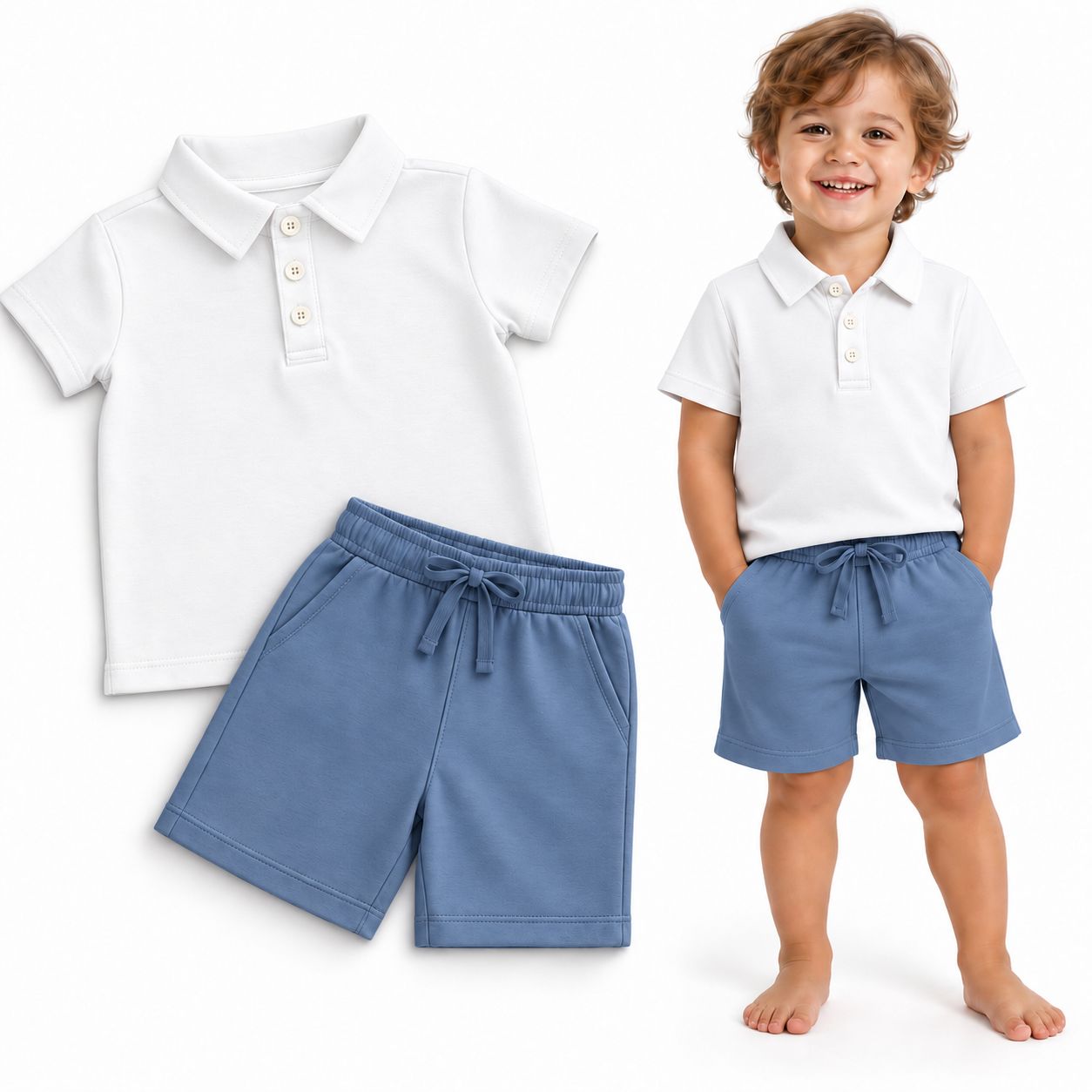 RX-02-11 Polo Shirt & Shorts Set