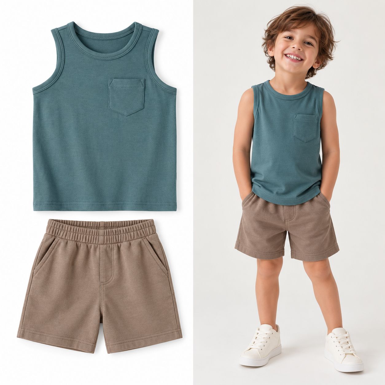 RX-02-12 Pocket Tank & Shorts Set