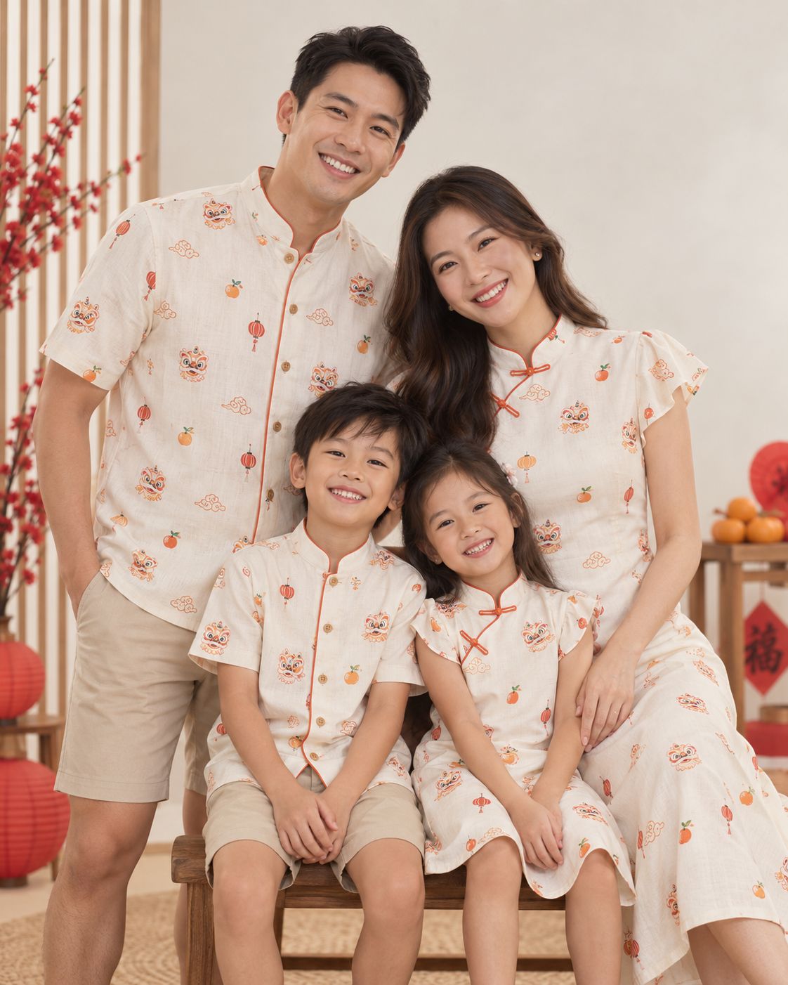 RX-10-05 Mandarin-Collar Family Celebration Set